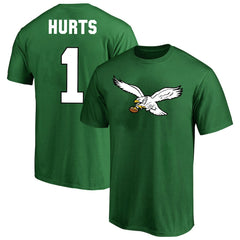 Philadelphia Eagles Jalen Hurts Big & Tall Player Name & Number T-Shirt | NFL New