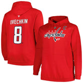 Alexander Ovechkin Washington Capitals Profile Big & Tall Name & Number Pullover Hoodie - NHL Hoodies