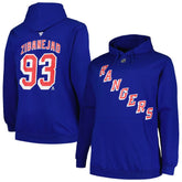 Mika Zibanejad New York Rangers Profile Big & Tall Name & Number Pullover Hoodie - NHL Hoodies