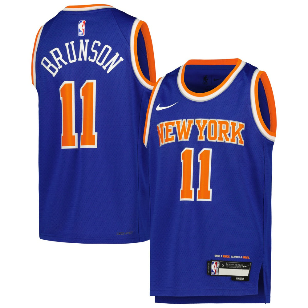 Blue Jalen Brunson New York Knicks Youth Swingman Jersey | NBA