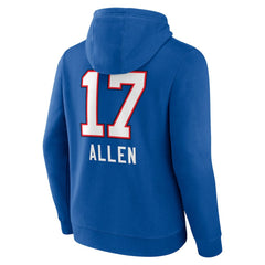 Buffalo Bills Josh Allen Team Wordmark Pullover Hoodie | NFL Sale