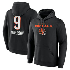 Cincinnati Bengals Joe Burrow Team Wordmark Pullover Hoodie | NFL On sale