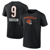 Cincinnati Bengals Joe Burrow Team Wordmark Name & Number T-Shirt | NFL Online