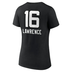 Jacksonville Jaguars Trevor Lawrence Women's Team Wordmark Name & Number V-Neck T-Shirt | NFL Online