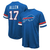 Buffalo Bills Josh Allen Majestic Threads Name & Number Oversize Fit T-Shirt | NFL Online