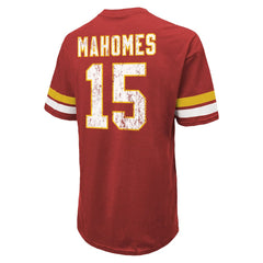 Kansas City Chiefs Patrick Mahomes Majestic Threads Name & Number Oversize Fit T-Shirt | NFL Near me