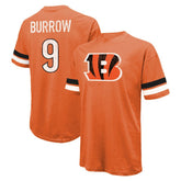 Cincinnati Bengals Joe Burrow Majestic Threads Name & Number Oversize Fit T-Shirt | NFL Near me