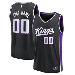 Black Sacramento Kings Fast Break Custom Jersey | NBA