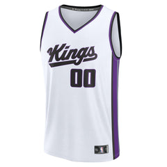 White Sacramento Kings Fast Break Custom Jersey | NBA