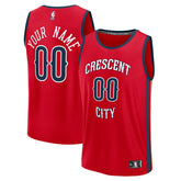 Red New Orleans Pelicans Youth Fast Break Custom Replica Jersey | NBA
