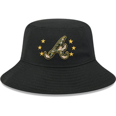 Atlanta Braves New Era 2024 Armed Forces Day Bucket Hat - MLB Hats