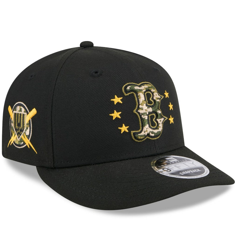 Boston Red Sox New Era 2024 Armed Forces Day Low Profile 9FIFTY Snapback Hat - MLB Hats