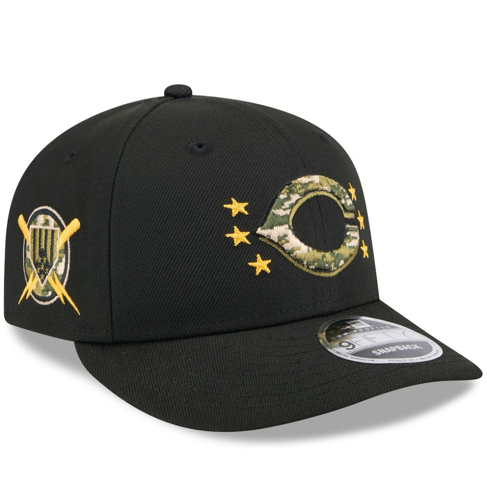 Cincinnati Reds New Era 2024 Armed Forces Day Low Profile 9FIFTY Snapback Hat - MLB Hats