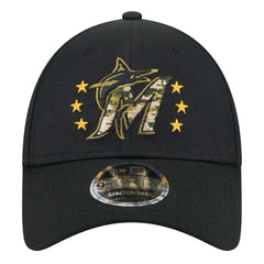 Miami Marlins New Era 2024 Armed Forces Day 9FORTY Adjustable Hat - MLB Hats