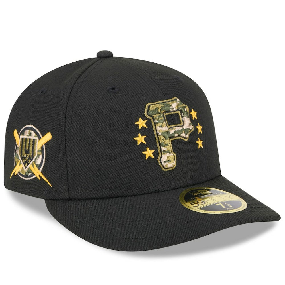 Pittsburgh Pirates New Era 2024 Armed Forces Day Low Profile 59FIFTY Fitted Hat - MLB Hats