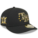 Tampa Bay Rays New Era 2024 Armed Forces Day Low Profile 59FIFTY Fitted Hat - MLB Hats