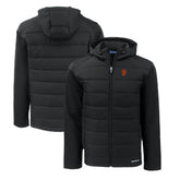 San Francisco Giants Cutter & Buck Big & Tall Evoke Hybrid Eco Softshell Recycled Full-Zip Hoodie - MLB Hoodies