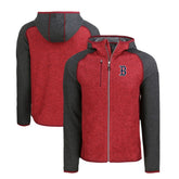 Boston Red Sox Cutter & Buck Mainsail Full-Zip Hooded Jacket - MLB Jackets