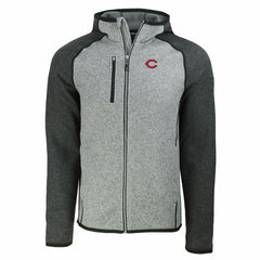 Cincinnati Reds Cutter & Buck Mainsail Full-Zip Hooded Jacket - MLB Jackets