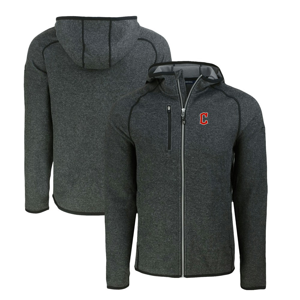 Cleveland Guardians Cutter & Buck Mainsail Full-Zip Hooded Jacket - MLB Jackets