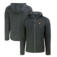 Milwaukee Brewers Cutter & Buck Mainsail Full-Zip Hooded Jacket - MLB Jackets