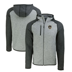 Milwaukee Brewers Cutter & Buck Mainsail Full-Zip Hooded Jacket - MLB Jackets