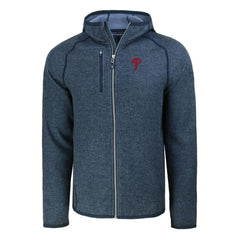 Philadelphia Phillies Cutter & Buck Mainsail Full-Zip Hooded Jacket - MLB Jackets