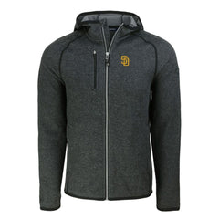 San Diego Padres Cutter & Buck Mainsail Full-Zip Hooded Jacket - MLB Jackets