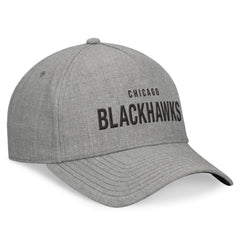 Chicago Blackhawks Fanatics Elements A-Frame Leather Strapback Hat - NHL Hats