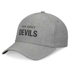 New Jersey Devils Fanatics Elements A-Frame Leather Strapback Hat - NHL Jerseys