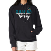 San Jose Sharks G-III 4Her by Carl Banks Women's Team Sport Tri-Blend Fleece Hoodie - NHL Hoodies