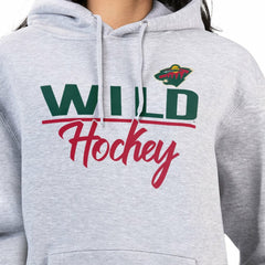 Minnesota Wild G-III 4Her by Carl Banks Women's Team Sport Tri-Blend Fleece Hoodie - NHL Hoodies
