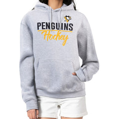 Pittsburgh Penguins G-III 4Her by Carl Banks Women's Team Sport Tri-Blend Fleece Hoodie - NHL Hoodies