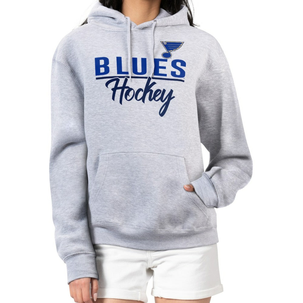 St. Louis Blues G-III 4Her by Carl Banks Women's Team Sport Tri-Blend Fleece Hoodie - NHL Hoodies