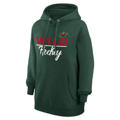 Minnesota Wild G-III 4Her by Carl Banks Women's Team Sport Tri-Blend Fleece Hoodie - NHL Hoodies
