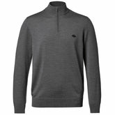 New York Jets Charles Tyrwhitt Merino Quarter-Zip Pullover Sweater | NFL Online