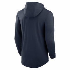 Tennessee Titans Blitz Tri-Blend Dri-FIT Long Sleeve Hoodie T-Shirt | NFL Outlet
