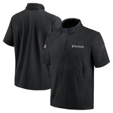 Minnesota Vikings 2024 Sideline Coach Short Sleeve Half-Zip Hoodie Jacket | NFL Near me