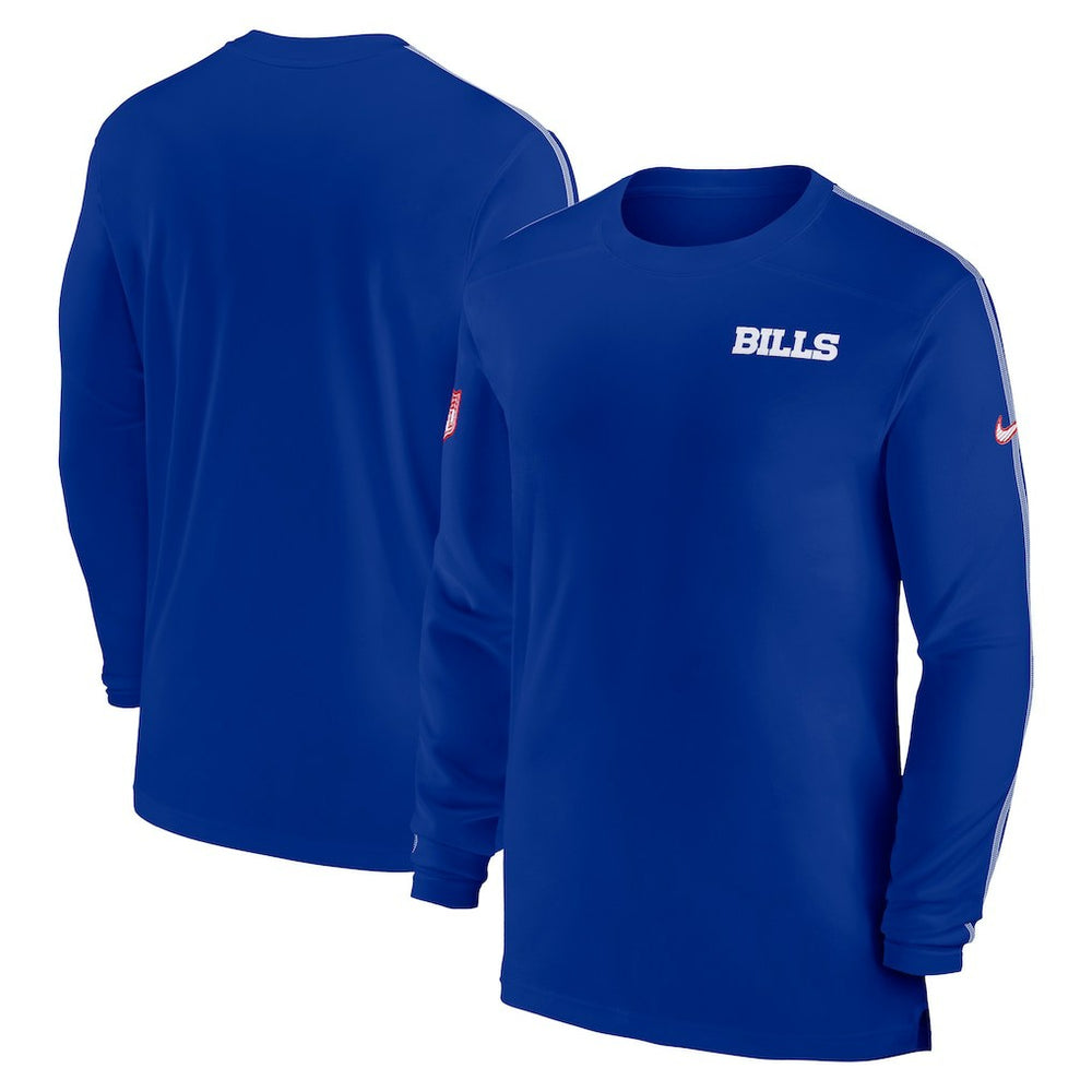 Buffalo Bills Sideline Coach UV Performance Long Sleeve T-Shirt | NFL On sale