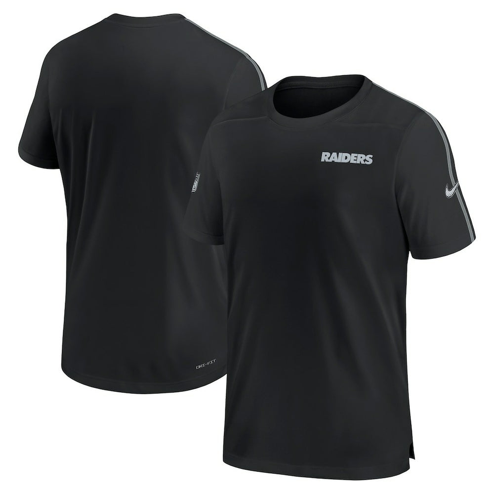 Las Vegas Raiders 2024 Sideline Coach UV Performance T-Shirt | NFL New