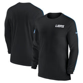 Detroit Lions Sideline Coach UV Performance Long Sleeve T-Shirt | NFL On sale