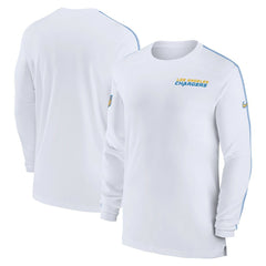 Los Angeles Chargers Sideline Coach UV Performance Long Sleeve T-Shirt | NFL US