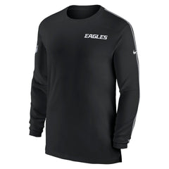 Philadelphia Eagles Sideline Coach UV Performance Long Sleeve T-Shirt | NFL Outlet