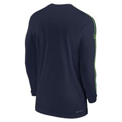 Seattle Seahawks Sideline Coach UV Performance Long Sleeve T-Shirt | NFL Online