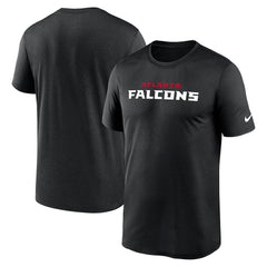 Atlanta Falcons Primetime Legend Wordmark Performance T-Shirt | NFL Outlet