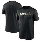 Baltimore Ravens Primetime Legend Wordmark Performance T-Shirt | NFL Online