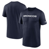 Denver Broncos Primetime Legend Wordmark Performance T-Shirt | NFL Outlet