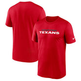 Houston Texans Primetime Legend Wordmark Performance T-Shirt | NFL Online