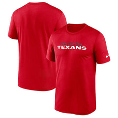 Houston Texans Primetime Legend Wordmark Performance T-Shirt | NFL Online