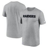 Las Vegas Raiders Primetime Legend Wordmark Performance T-Shirt | NFL On sale